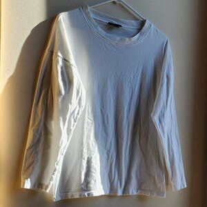 J. Crew White Scoop Neck Jersey Size XS